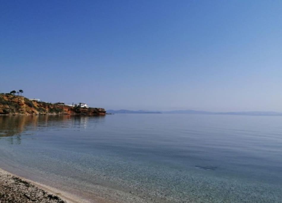 Ferienwohnung Summer House With A Pool Near Sea, Port & Airport Rafína Exterior foto